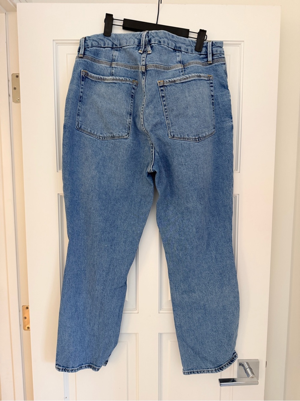 Good American Classic High-Waist Blue Denim Jeans for Women